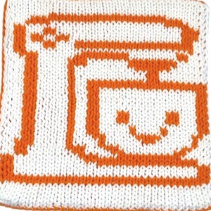 Stir Crazy - Double motif de tricot PDF - Conception de batteur sur socle - Manique, torchon ou coussin chauffant - Tricot de cuisine pour débutant - Téléchargement immédiat