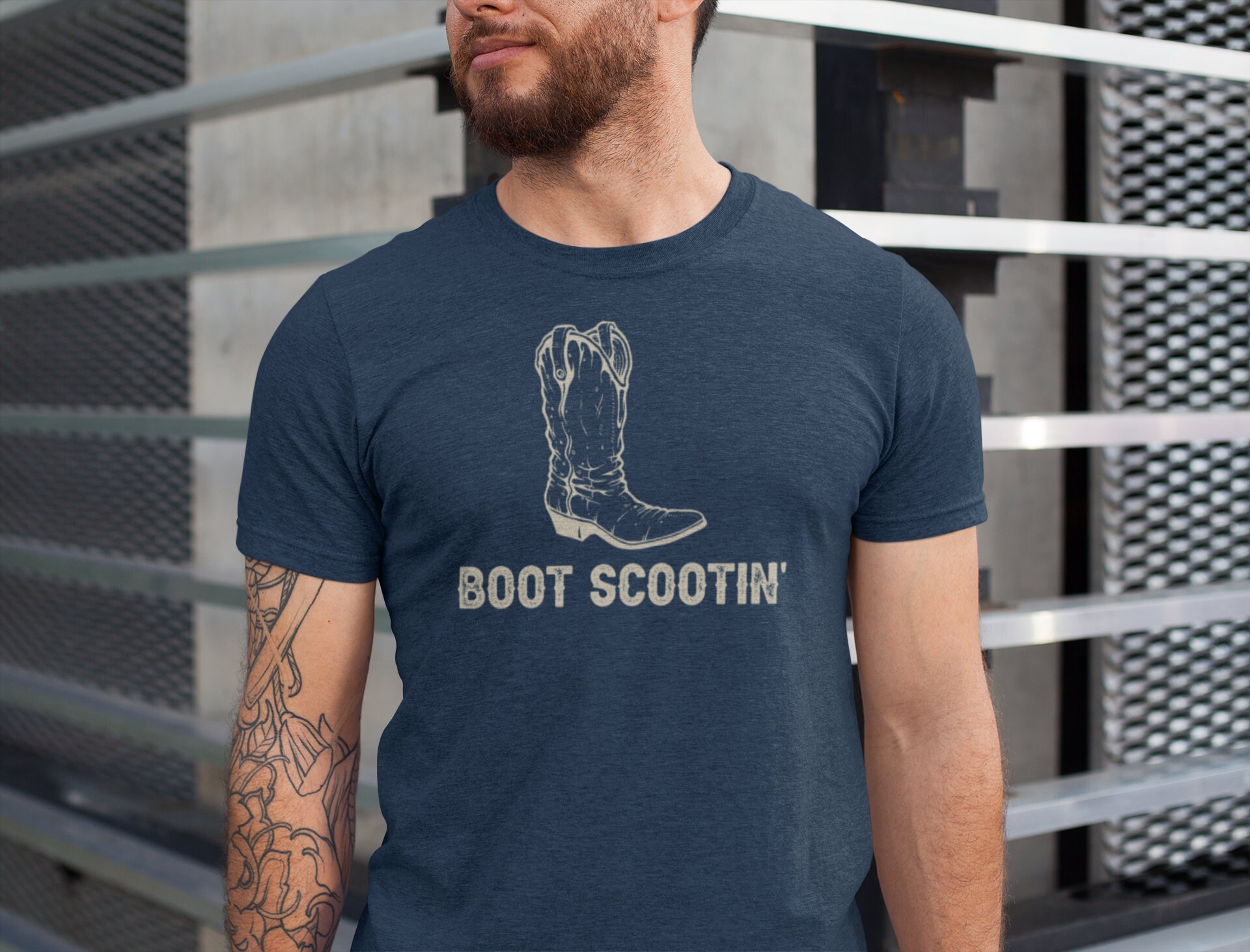 Boot Scootin' Tee, Honky Tonk, Country Music, Western Music, Dancing