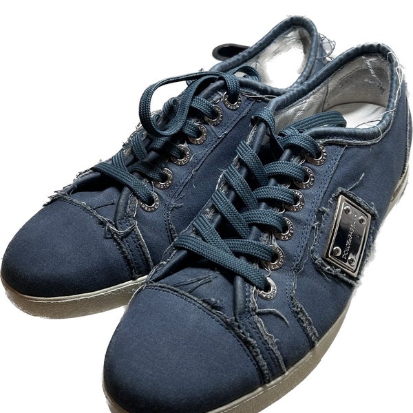 Sneakers Dolce & Gabbana jeans denim shoes scarpe chaussures zapatos schoenen Schuhe no Prada Gucci Hermes balenciaga Alexander McQueen