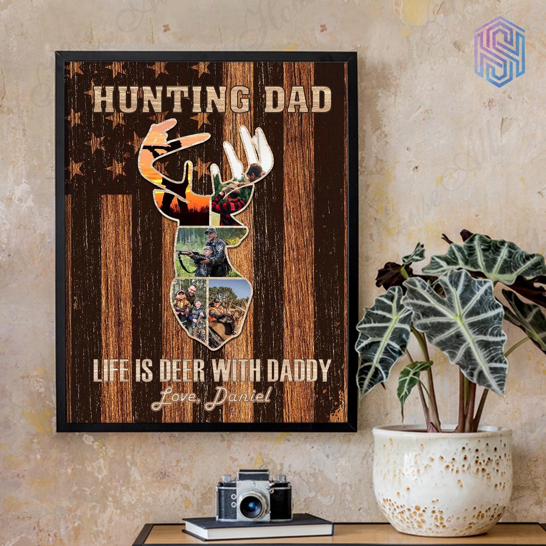 Hunting Gifts For Men | Deer Hunting Decor | Custom Family Names