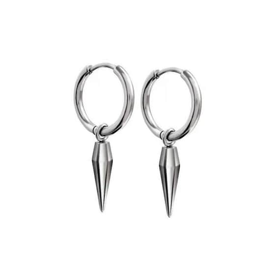 Cheap Stainless Steel Stud Earrings Anime for Women Gold Silver Black Color  Ear Jewelry  Joom
