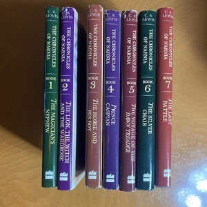 Las Crónicas de Narnia (1978-1984), edición retro, tapa dura, de C.S. Lewis