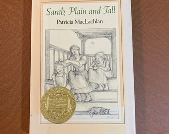 sarah, plain and tall by patricia maclachlan retro 1980’s hardcover edition