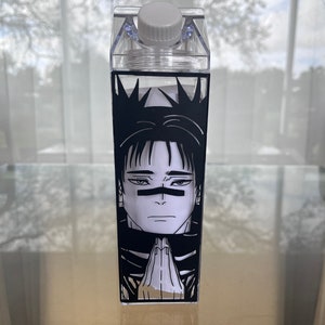 Anime Inspired Milk Carton Water Bottle | Choso Milk Carton Bottle | Jujutsu Kaisen Milk Carton Bottle | JJK Custom