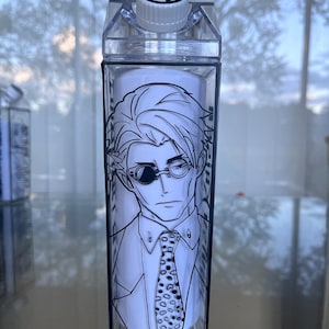 Anime Inspired Milk Carton Water Bottle | Nanami Kento Milk Carton Bottle | Jujutsu Kaisen Milk Carton Bottle | JJK Custom