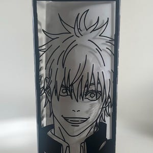 NEUE Anime inspiriert Milch Karton Wasserflasche | Gojo Satoru Milchkarton Flasche | Jujutsu Kaisen Milchkarton Flasche | JJK Custom