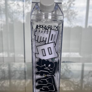 Anime Inspired Milk Carton Water Bottle | Yu Yu Hakusho