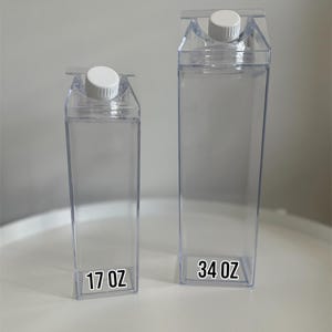 Custom Milk Carton Bottle