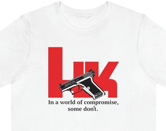 Retro 80's HK P7 M8 T-Shirt No Compromise