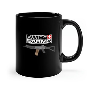 SIG Swiss Arms SAN SG 553 Sg550 Pe90 Stg Sg 551 Sg552 Switzerland Military - 11oz Black Mug