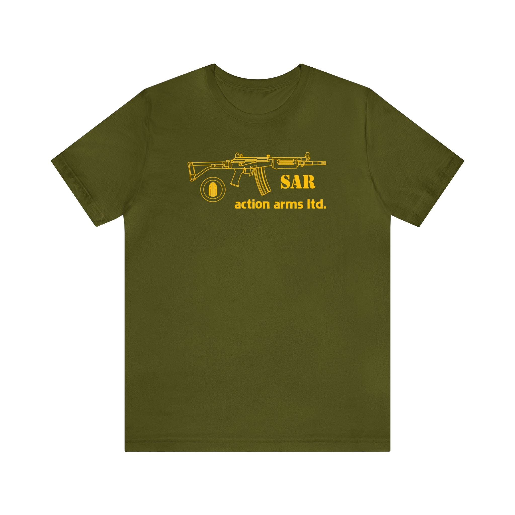 ★AMl PARlS★ [Army] SS25 Short Sleeve T-Shirt UTS075.726 Or AKARMY Men's Military Short Sleeve T-Shirt, Tactical Cargo