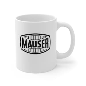 Mauser Model 98 98K C96 Hsc Sp66 P08 Luger P38 Parabellum - White Mug