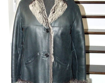 Vintage Emporio Armani Shearling Jacket - Etsy