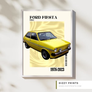 Ford Fiesta 2010 | Art Board Print