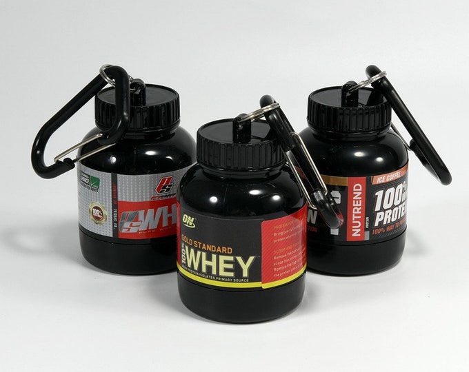 Mini Protein Powder Bottle Whey Protein Holder Bodybuilding Protein