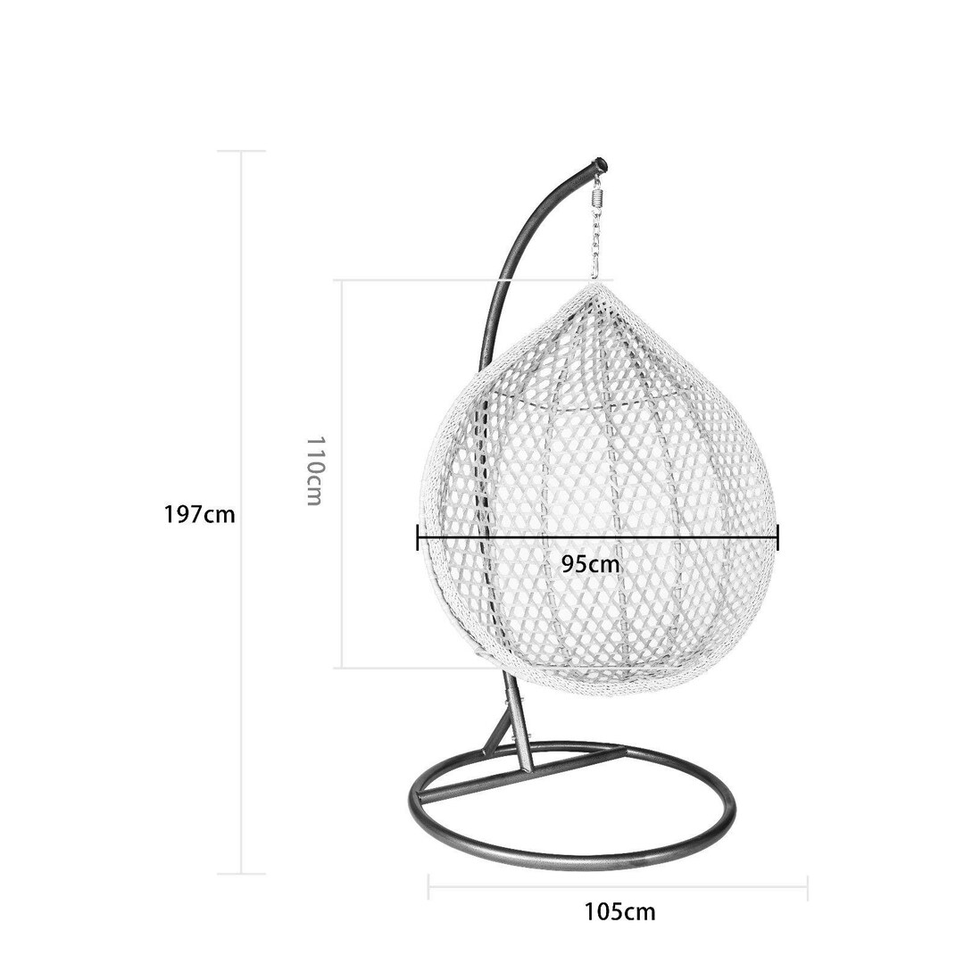 Swing Egg Chair Garden Patio Indoor Outdoor Hanging Chair With Etsy