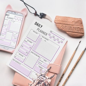 Daily Planner, Digital Planner, Productivity Planner, Personal Planner, Printable Planner, Instant Download
