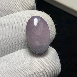 Stunning Purple Hyacinth Jasper Cabochon, It Invites Comfort In Its Gentle Curves ,Old World Charm & Romantic Melancholy ,19x12x6MM, 10.3ct.