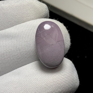 Stunning Purple Hyacinth Jasper Cabochon, It Invites Comfort In Its Gentle Curves ,Old World Charm & Romantic Melancholy ,21x13x8MM, 15.7ct.