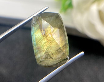 Labradorite Faceted Gemstone, Natural Semi Precious Gemstone For Jewelry Making, Labradorite Loose Gemstone Use For Jewelry Making 680