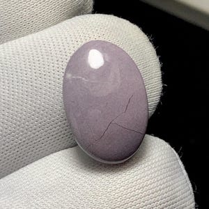 Stunning Purple Hyacinth Jasper Cabochon, It Invites Comfort In Its Gentle Curves ,Old World Charm & Romantic Melancholy ,19x13x5MM, 9.2ct.