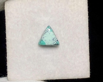 Cabujón de turquesa de Hubei de alta calidad, 6 x 6 x 2 mm, 0,50 ct. Muestra la belleza de la piedra. Es un símbolo de tradición, piedra suelta.