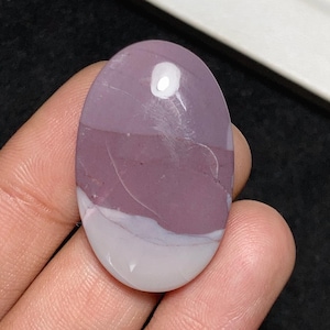 Purple Hyacinth Jasper Cabochons, 32x20x7MM, 40.2Carats It Enhance The Stone Natural Pattern & Give It A Warm, Polished Glow.
