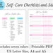 Self Care Checklist, Wellbeing Checklist, Self Care PDF, Printable ...