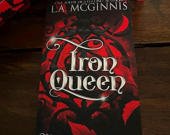 Iron Queen Darkfell Vampir Clan Serie Buch 4 signiertes Taschenbuch mit gesprühten Kanten