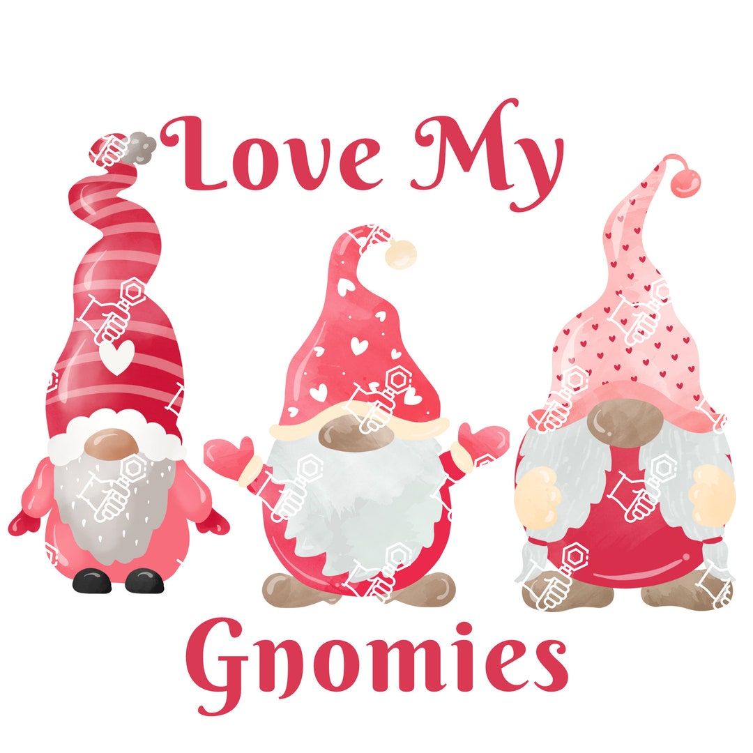 Love My Gnomes Valentines Day PNG, Valentine Gnome Svg, Gnome Svg, Kids ...