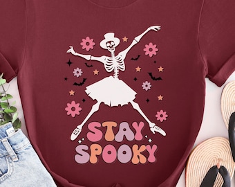 Stay Spooky Shirt, Halloween t-shirt, Stay Spooky T-Shirt, Funny Halloween shirt, Spooky Vibe Shirt, Retro Halloween, Fall Shirt