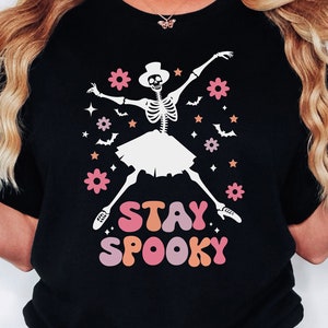 Stay Spooky Shirt Halloween t-shirt Stay Spooky T-Shirt Funny Halloween shirt Spooky Vibe Shirt Retro Halloween Fall Shirt Spooky season boo
