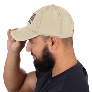 MAGA USA Distressed Hat