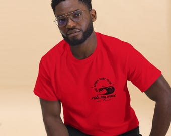 T-shirt graphique unisexe absurde et drôle - T-shirt unisexe avec humour étrange, cadeau de chemise fantaisie décontractée - Big Boner Surf Club