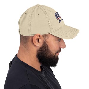 MAGA USA Distressed Hat