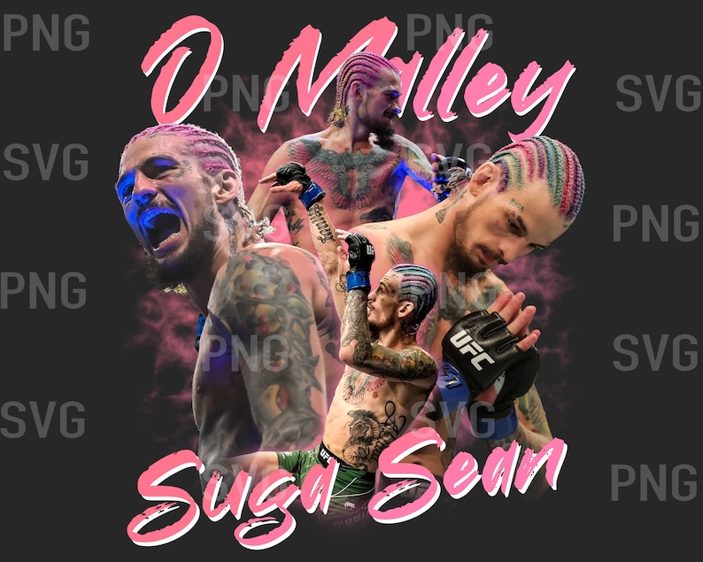 Sean O'malley Design PNG Poster PNG Printable MMA T-shirt Design ...