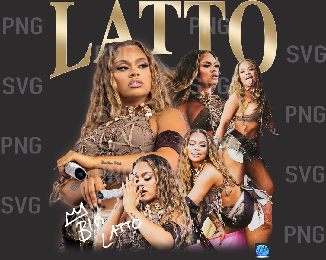 Latto Design PNG Rappers PNG Printable RAP T-shirt Design - Etsy UK