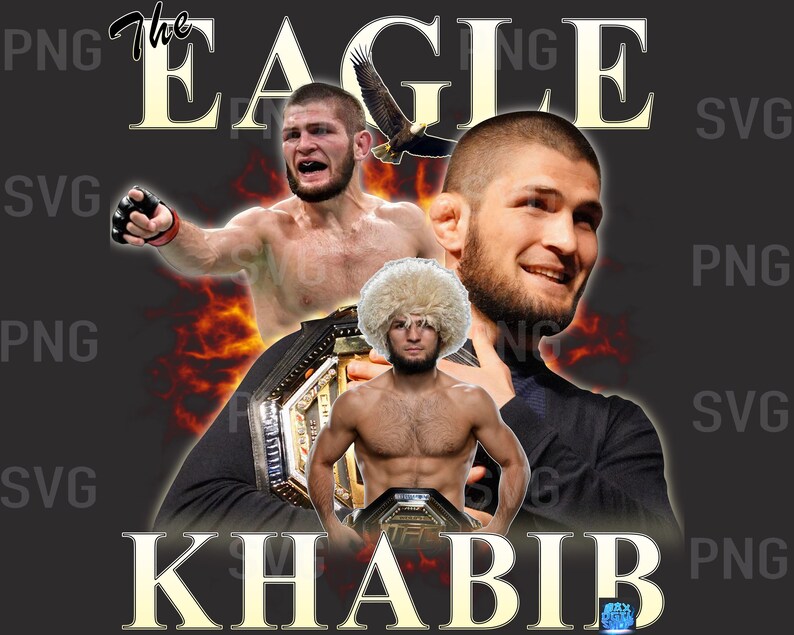 5x MMA Fighter Pack PNG MMA Fighters Conor Mcgregor Khabib Dustin