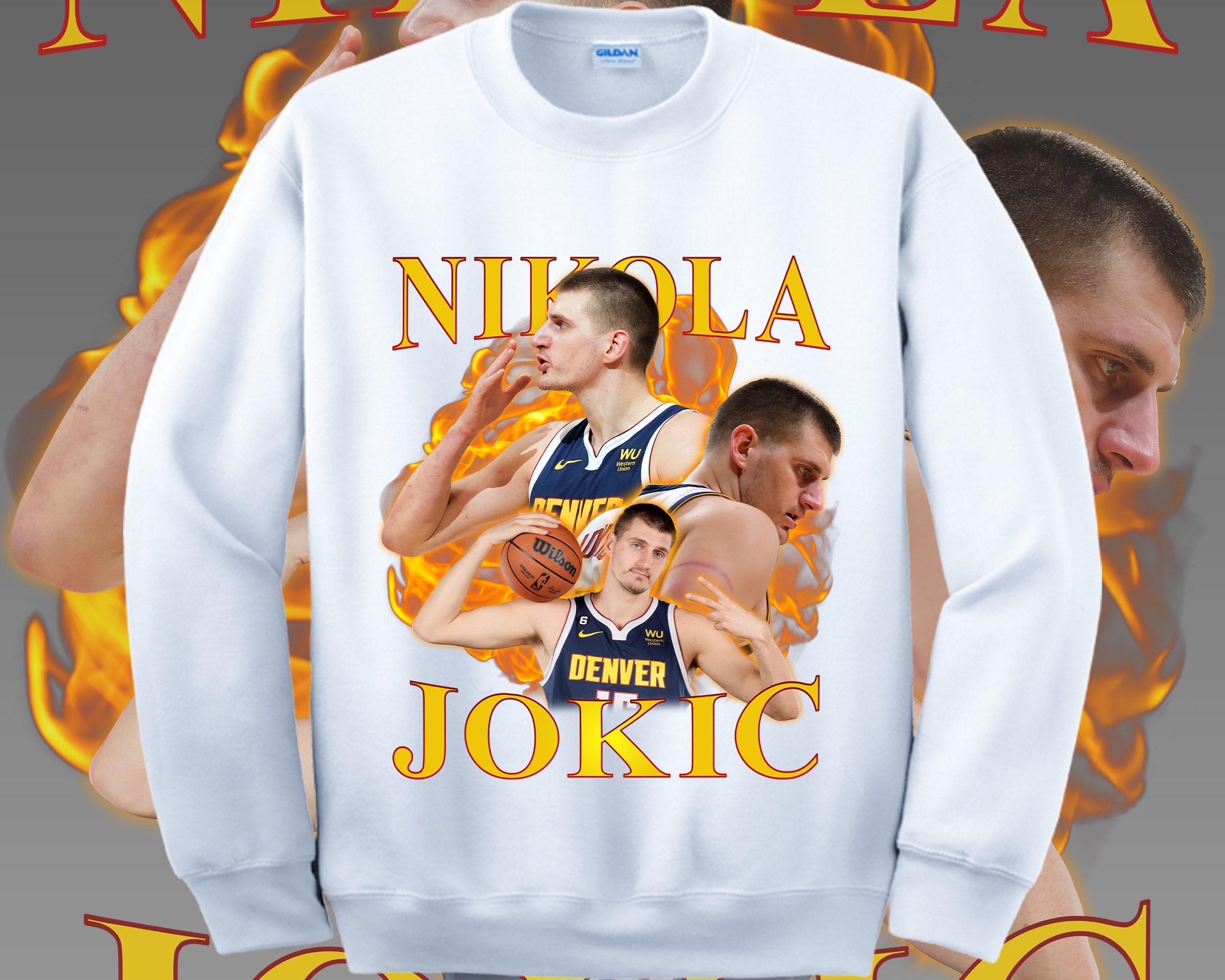 Nikola Jokic Tshirt Design PNG Vector Tshirts PNG Printable Bootleg