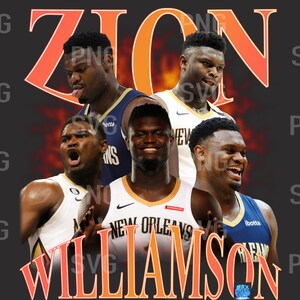 Zion Williamson - New Orleans Pelicans - Vintage Inspired Bootleg