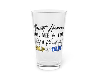 Almost Heaven Wild & Wonderful Pint Glass, 16oz