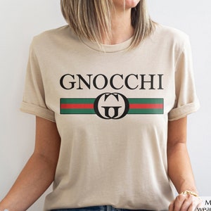 Gnocchi Shirt, Funny Pasta Shirt, Italian Food Shirt, Sarcastic T-Shirt, Foodie Shirt, Gnocchi Logo Tee, Pasta Gifts, Women Italian Shirt