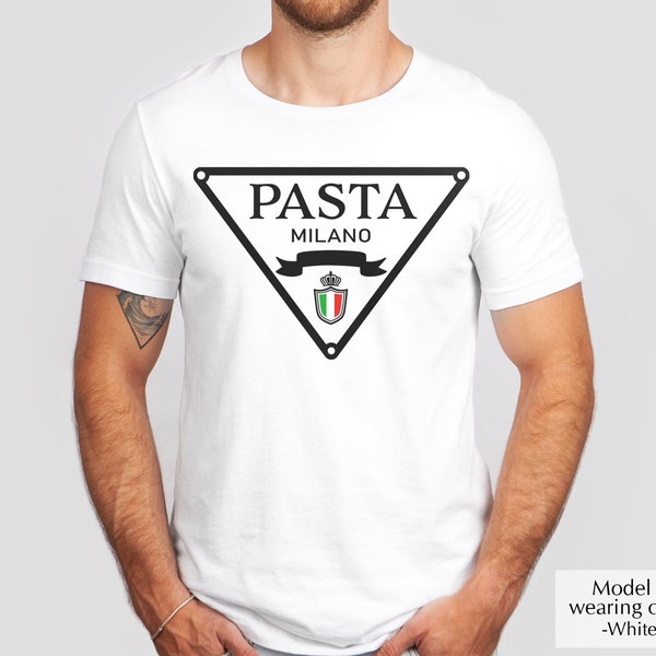 Pasta Shirt, Milano Shirt, Italian Food Shirt, Noodle Shirt, Food Lover Shirt, Italian Pasta T-Shirt, Food Shirt, Fettuccini Shirt