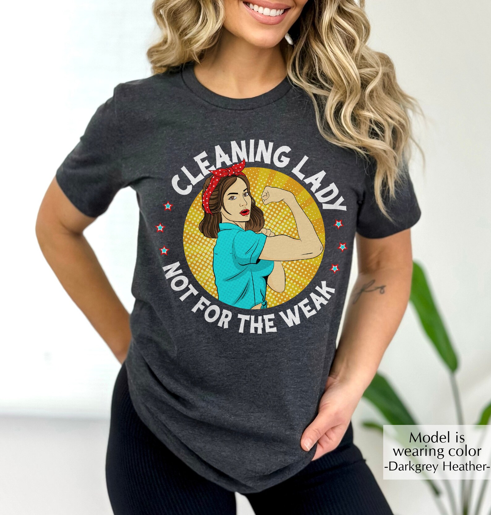 Cleaning Lady Tshirt Not for the Weak Shirt Cleaning Lady Etsy