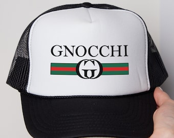 Gnocchi Hat, Funny Pasta Hat, Italian Food Hat, Gnocchi Trucker Hat, Sarcastic Pasta Cap, Italian Foodie Hat, Gnocchi Logo Hat, Pasta Gifts