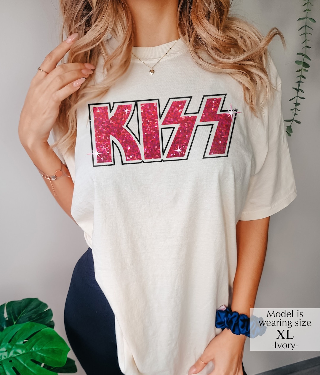 Kiss Shirt, Comfort Color Kiss Shirt, Kiss Graphic Tee, Women Kiss Shirt, Valentine Shirt