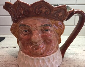 Character jug / Toby Jug / Ole King Cole by Royal Doulton / 6" tall