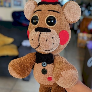 FNAF Golden Freddy Plush DualLaserEyes - Illustrations ART street