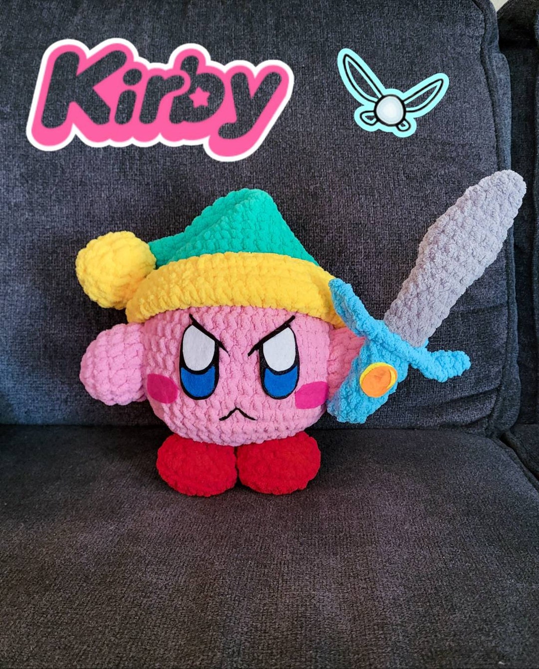 Crochet Link Kirby Plushie - Etsy
