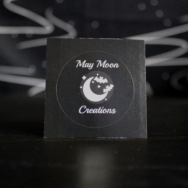 May Moon Creations Shop Sticker, 100% vegan